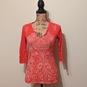 Light weight Lucky Brand Coral Top XS